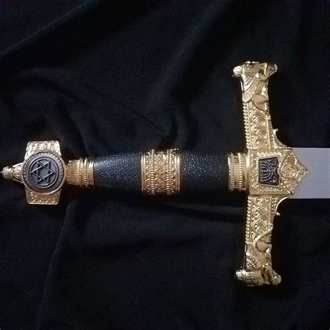 Personalized King David Sword Your Custom Engraved Text - Etsy