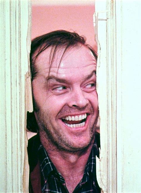 Jack Nicholson in The Shinning (1980). | The shining, Heres johnny the ...