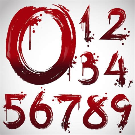 Blood alphabet, halloween letters of the in bloody font style ...