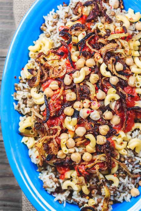 Egyptian Koshari Recipe | The Mediterranean Dish