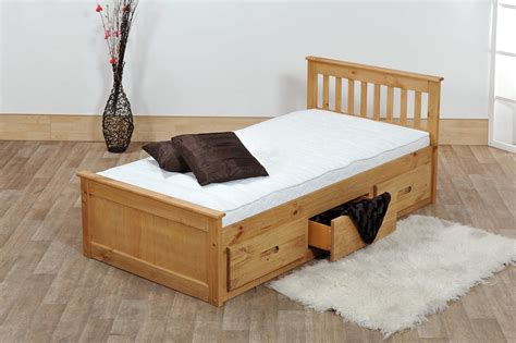 Storage Drawers: Single Bed With Storage Drawers