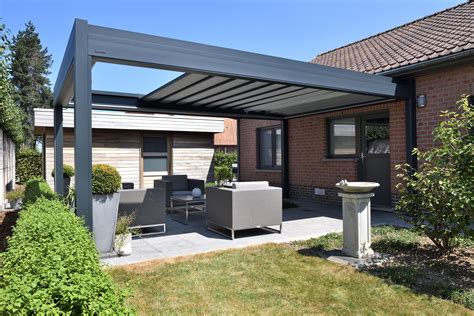 Aluminium Lean-To Pergola with Sliding Roof | Pergola patio, Outdoor ...