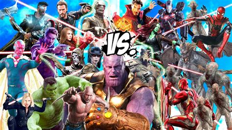 Marvel Thanos Vs Avengers