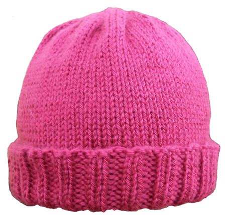 Ribbed Brim Hat Pattern | Knit beanie pattern, Loom knitting patterns ...