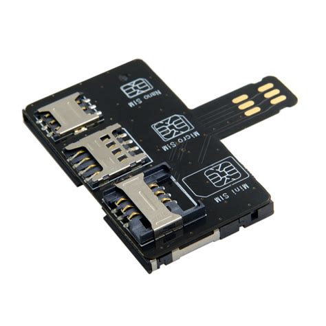 Micro Sim Card Adapter : SIM Card Adapter 4 in 1 Micro Standard Sim ...