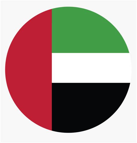 Uae Flag Circle, HD Png Download - kindpng