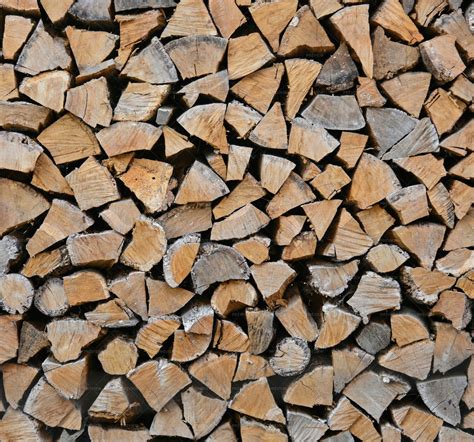 Stack Of Firewood Oak Logs - Stock Photos | Motion Array