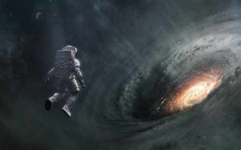 1024x500 Resolution Sci Fi Astronaut HD Black Hole 1024x500 Resolution ...