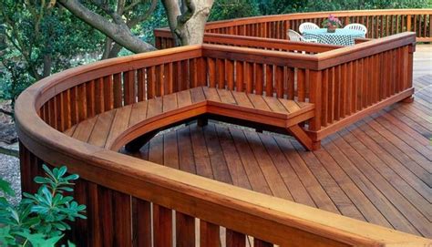 4x6 Beam Railing with 2x4 Balusters and Bench - Deck Railing | Mountain ...