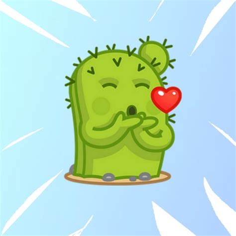 Cactus Emoji Stickers by mohamed taoufik