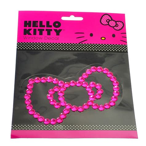 Hello Kitty Car Accessories Hello Kitty Car Decal, Pink Bow - Walmart.com