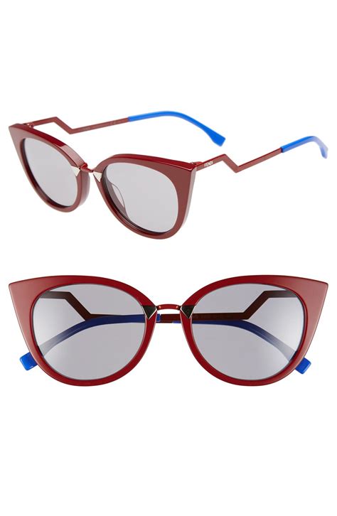 Fendi 52mm Cat Eye Sunglasses | Nordstrom