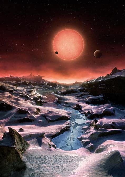 Planetary Surface In Trappist-1 System Photograph by European Southern ...