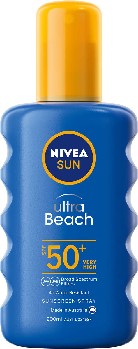 Ultra Beach SPF50+ Sunscreen Spray - NIVEA