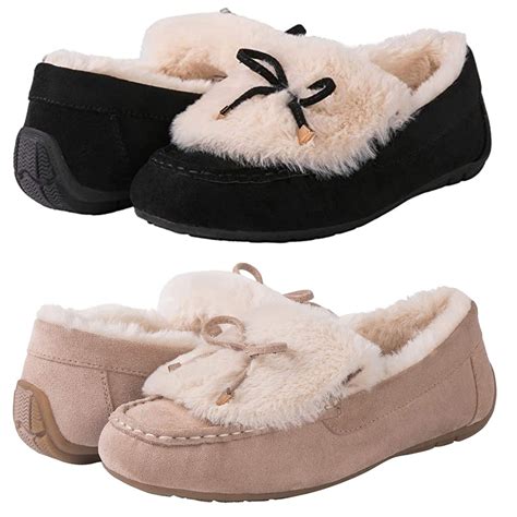 72% off Women's Faux Fur Lined Slippers - Deal Hunting Babe