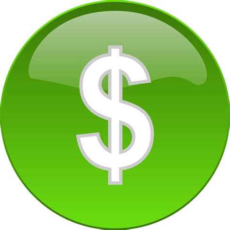 Green Dollar Symbol PNG HD - PNG Mart