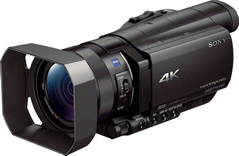 Sony AX100 4K HD Flash Memory Premium Camcorder Black FDRAX100/B - Best Buy