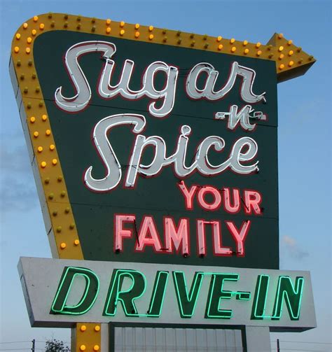 Sugar 'n' Spice Vintage Neon Sign | Vintage neon signs, Neon signs, Old ...