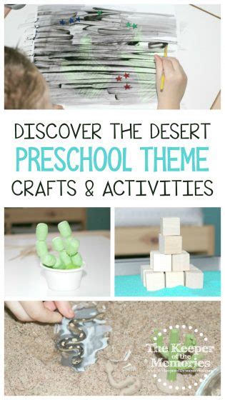 4 Desert Preschool Monthly Theme Crafts & Activities for Little Kids