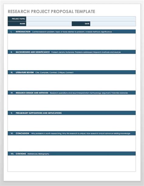 One page project proposal template word - softmad