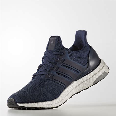 Adidas Ultra Boost Mens Blue Sneakers Running Road Sports Shoes ...