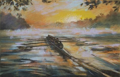 Rowing Painting at PaintingValley.com | Explore collection of Rowing ...