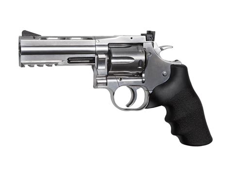 Dan Wesson 715 4" Pellet Revolver, Silver. Air guns | Pyramyd Air