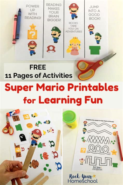 11 Free Super Mario Printable Activities for Fantastic Fun for Kids ...