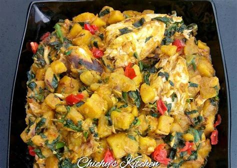 Unripe Plantain Porridge Recipe by Chichy's Kitchen - Cookpad