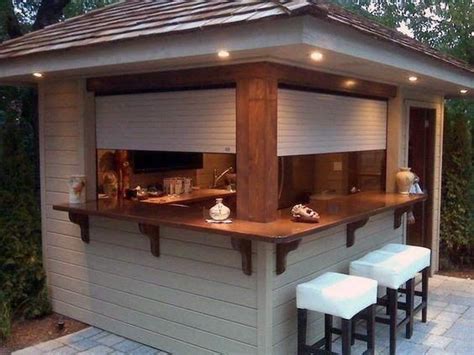 shed building plans See this | Bar shed, Diy outdoor bar, Backyard bar