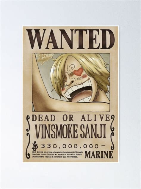 Sanji Poster – Tulisan