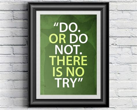 Do or Do Not Yoda PRINT - Etsy