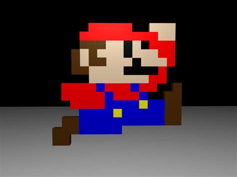 3D 8 Bit Mario Animation by Tylertut on DeviantArt