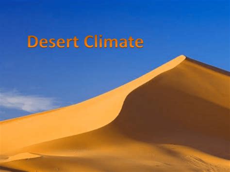 Desert Climate