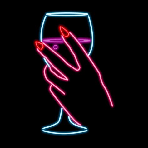 Neon Lights Drinking GIF by Kate Hush - Find & Share on GIPHY