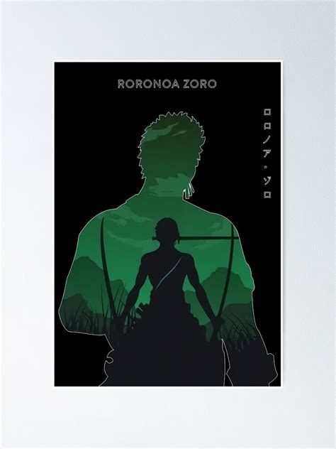 "Roronoa Zoro Haki Training" Poster for Sale by chadhamill | Redbubble