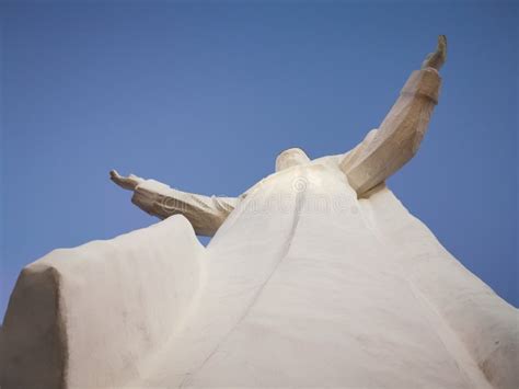 Poland Jesus Statue - Christ the King Poland Editorial Stock Photo ...