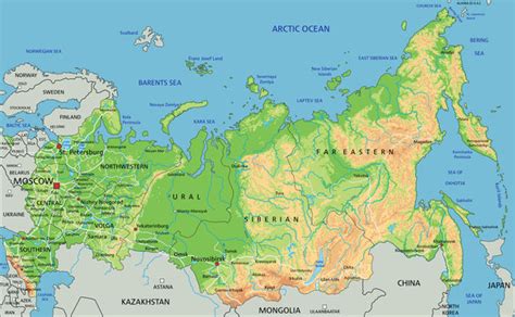 Siberian Desert Map