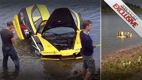 $1.5 million Ferrari Enzo crashes into Canadian lake