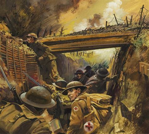 The Trenches (1924) by Andrew Howat - World War 1