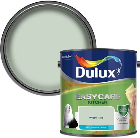 Buy Dulux Easycare Kitchen Willow Tree - Matt Paint - 2.5L from £23.01 ...