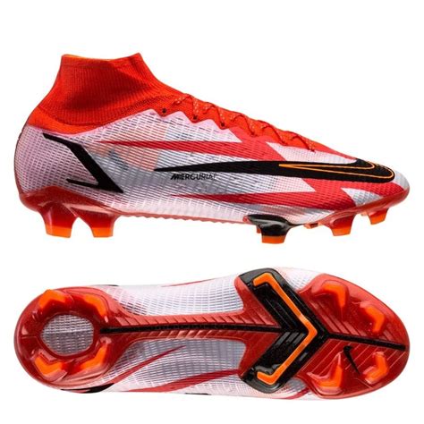 Nike JR Superfly 8 Academy CR7 FG-MG - Red-White