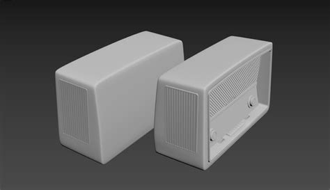 Free Retro Radio model - TurboSquid 1959982