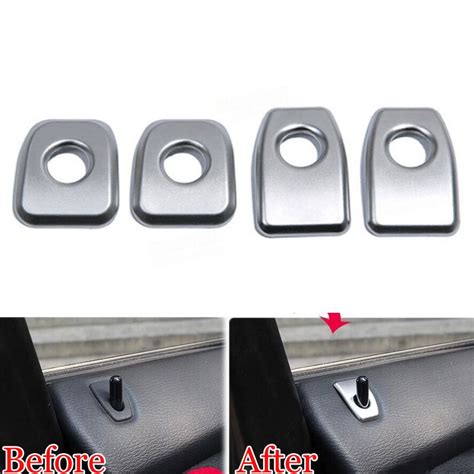 New 4PCS/SET ABS Interior 4 Door Lock Pins Decorative Cover Trim Matt ...