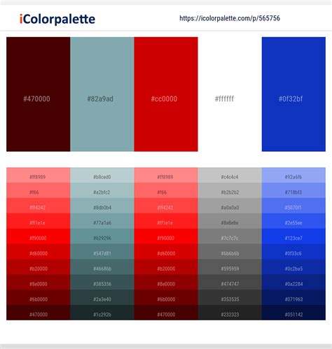 86 Latest Color Schemes with Red And White Color tone combinations ...