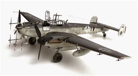 Messerschmitt Bf-110-G4 Night Fighter | Messerschmitt, Fighter, Model ...