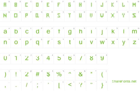 Perler Bead Font | wfonts.com - download free