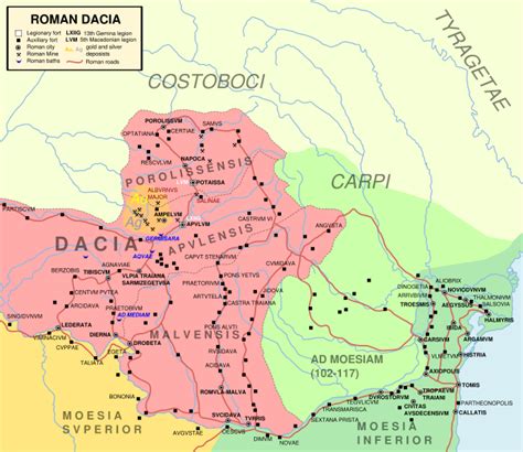 Roman Dacia - Wiki Atlas of World History