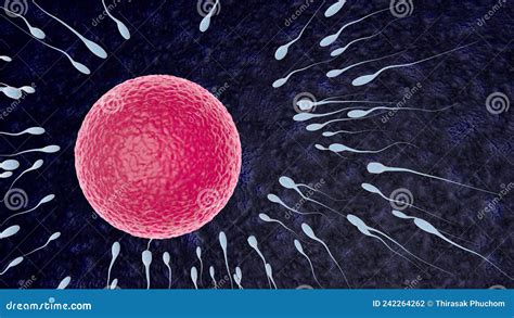 Fertilization is the Fusion of Haploid Gametes Egg Stock Illustration ...