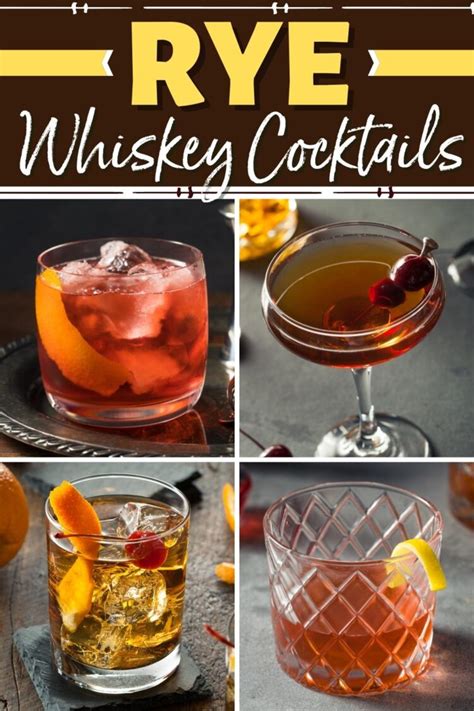 17 Best Rye Whiskey Cocktails and Drinks - Insanely Good